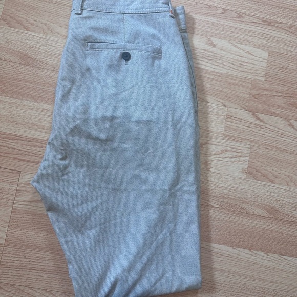 Zara Gray Cotton Blend Trousers with Modern Fit Size 32 - Picture 8 of 8